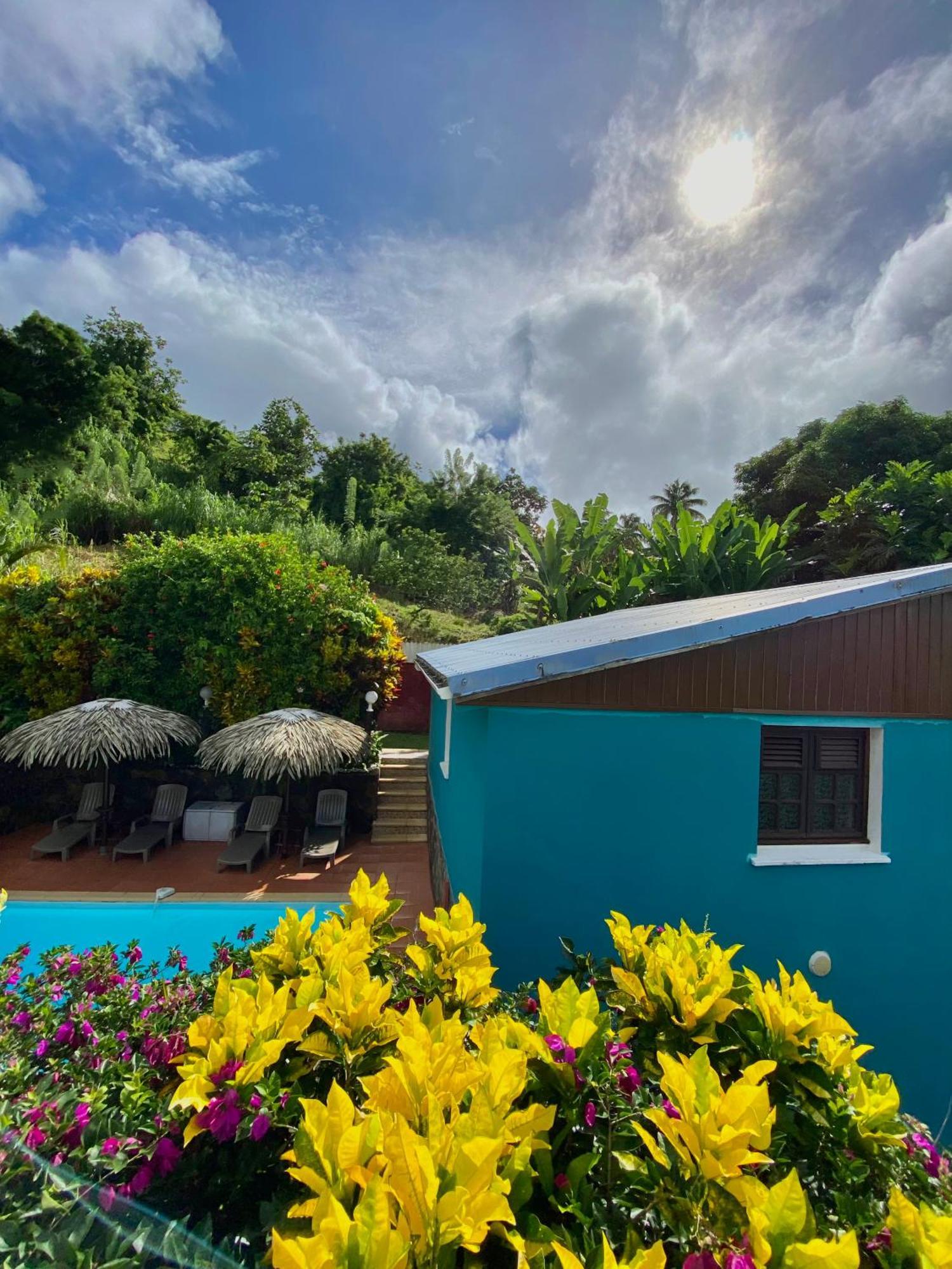 Les Villas Pameyaque 2 F2 Avec 1 Piscine Et 1 F3 Avec 1 Piscine, Superbe Vue Sur La Mer Riviere-Salee Buitenkant foto