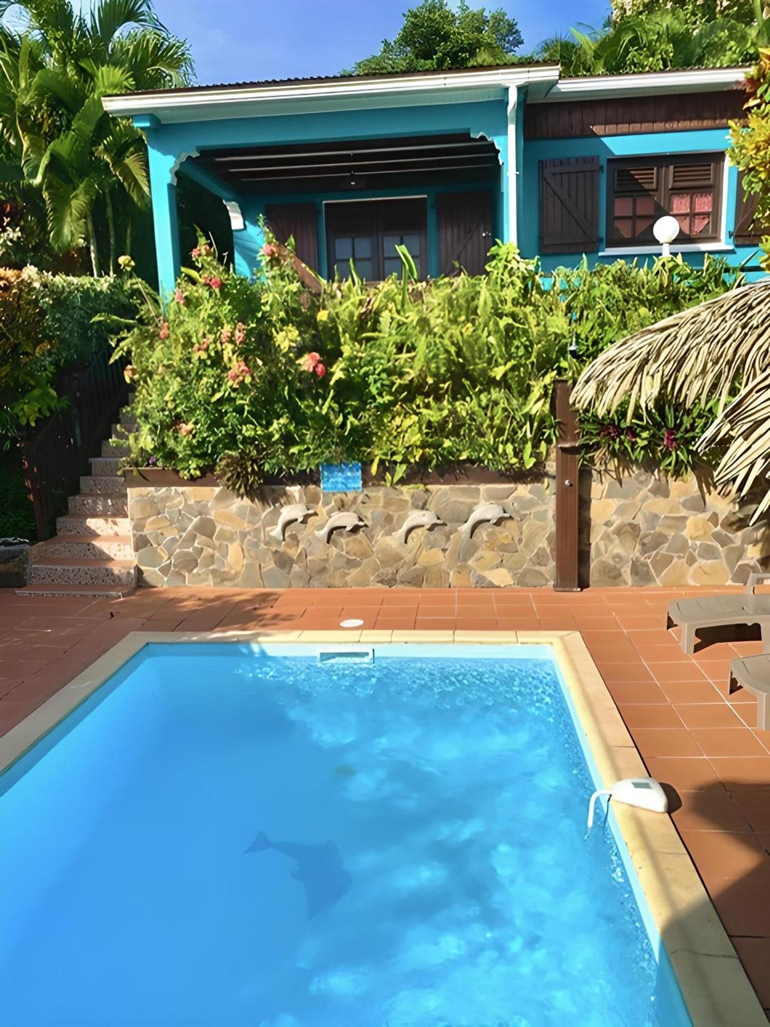Les Villas Pameyaque 2 F2 Avec 1 Piscine Et 1 F3 Avec 1 Piscine, Superbe Vue Sur La Mer Riviere-Salee Buitenkant foto