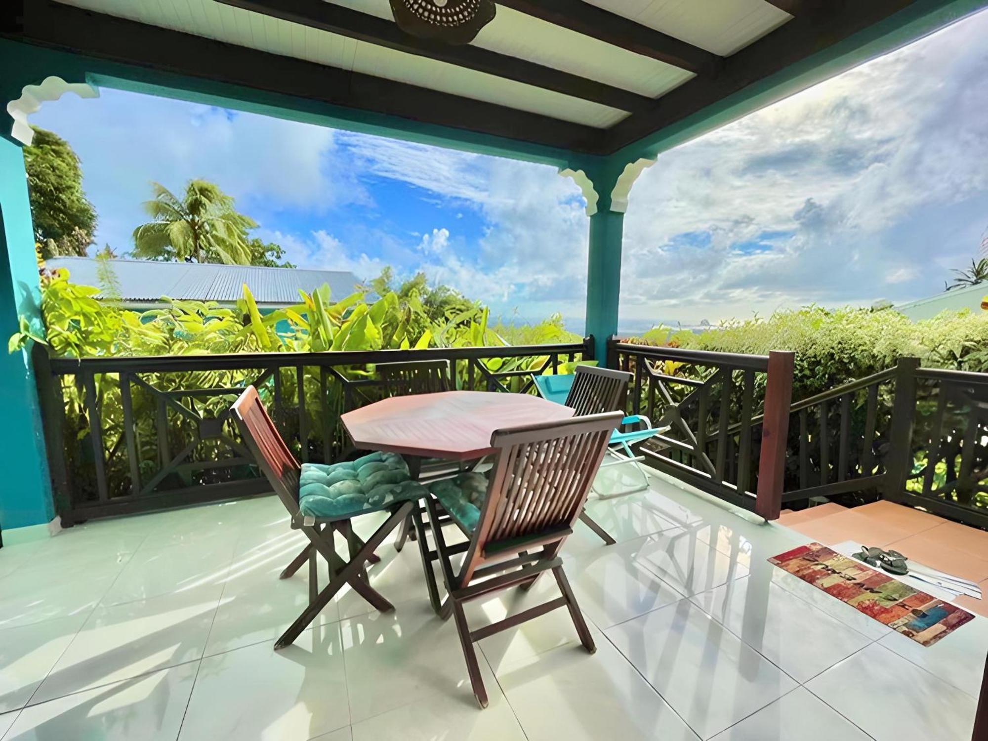 Les Villas Pameyaque 2 F2 Avec 1 Piscine Et 1 F3 Avec 1 Piscine, Superbe Vue Sur La Mer Riviere-Salee Buitenkant foto