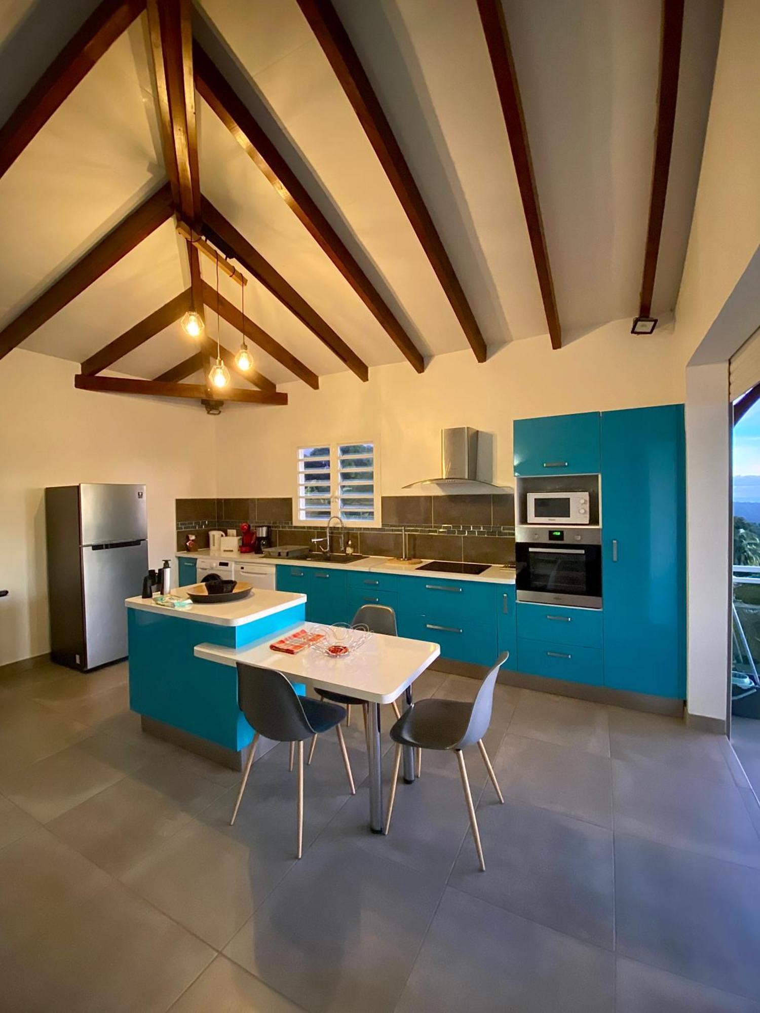 Les Villas Pameyaque 2 F2 Avec 1 Piscine Et 1 F3 Avec 1 Piscine, Superbe Vue Sur La Mer Riviere-Salee Buitenkant foto