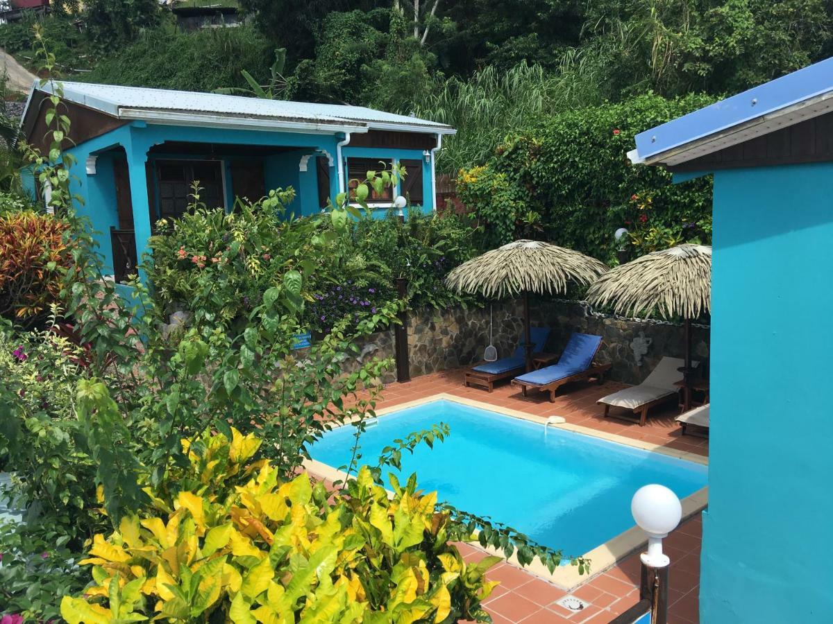 Les Villas Pameyaque 2 F2 Avec 1 Piscine Et 1 F3 Avec 1 Piscine, Superbe Vue Sur La Mer Riviere-Salee Buitenkant foto